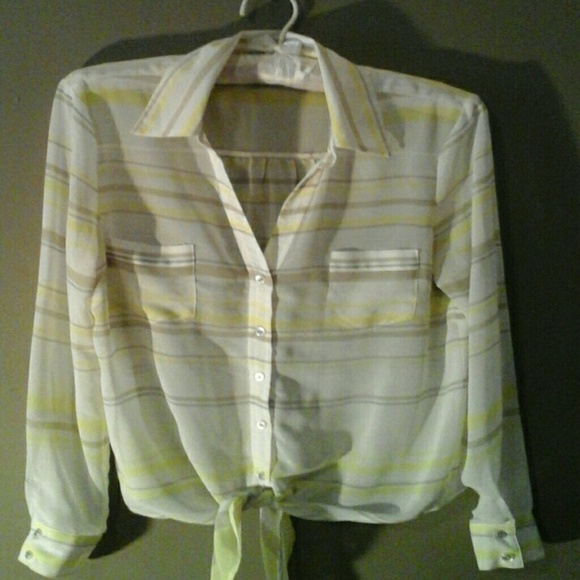 Cache tie front blouse - Picture 1 of 4